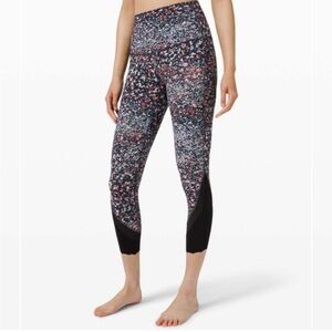 Lululemon Wunder Under Water Blossom Leggings